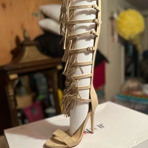 Over knee heels. New!